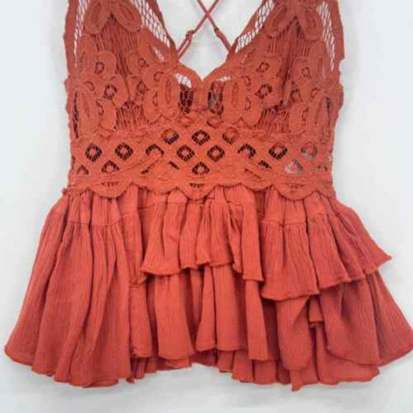 SOLD 2 NWT FREE PEOPLE ADELLA LACE CAMI - (2) QUANTITY - Picture 5 of 6